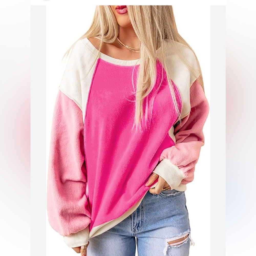 Colorful pink Sweatshirt